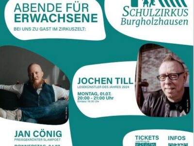 Zirkuswoche: Autorenlesung für Erwachsene mit Jochen Till